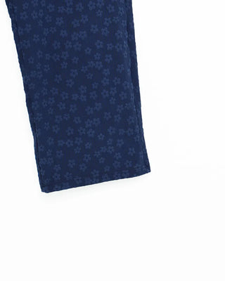 Embossed Flower Pants