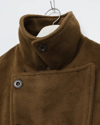 Trench-style mid-length jacket