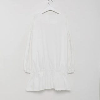 Shirred mini dress