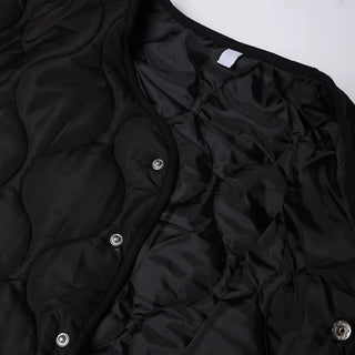 (Unisex) Pocket Quilted Jacket