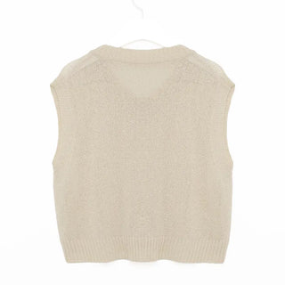 Twist knit sleeve top