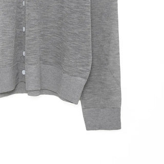 Linen V-neck cardigan