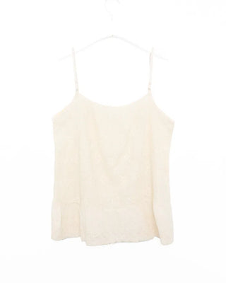 Flower Point Cotton Camisole Top