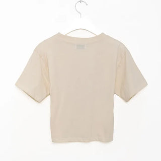 Lovely Heart Cropped Short-Sleeve T-Shirt
