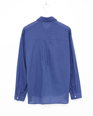Loose-fit summer cotton shirt