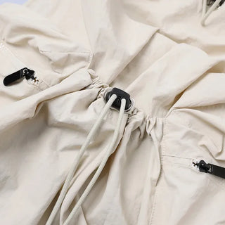 Multi-pocket string backpack