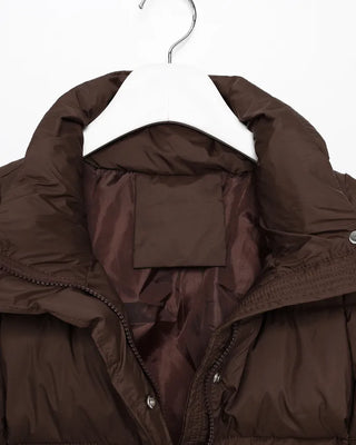 High-neck padded vest