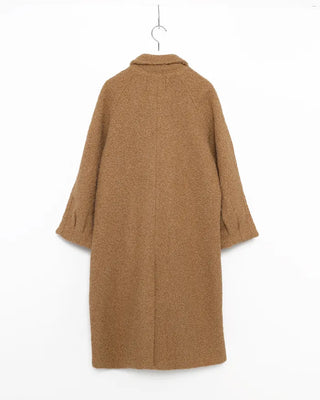 Boucle Collar Long Coat