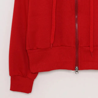Daily Cropped Hoodie Zip-Up