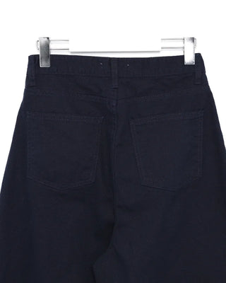 Unique yoke tuck balloon cotton pants
