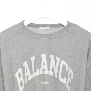 Lettering Sweatshirt Set