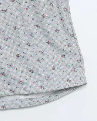 2-way Flower Zip Hoodie