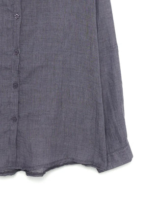 Cotton blend hooded shirt