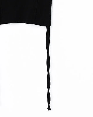 Side Shirring Button Half Sleeve T-Shirt