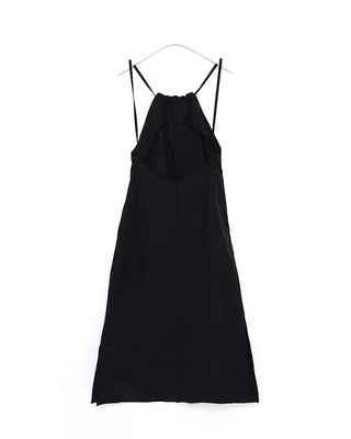 Backless long camisole dress