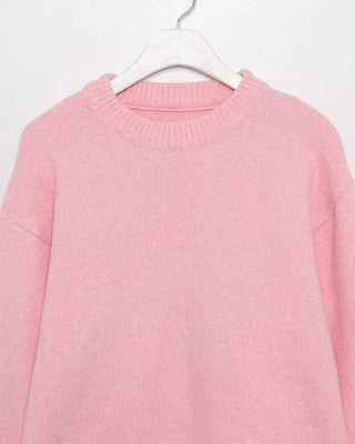 Knit sweater with ribbon detail on the sleeves