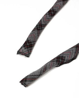 Checkered scarf T-shirt