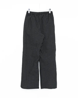 Checked Parachute Banding Pants