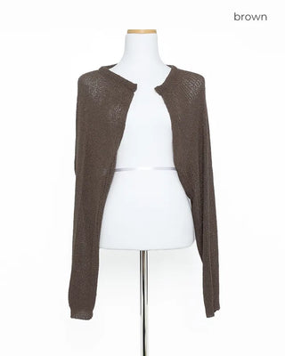 Cropped bolero cardigan