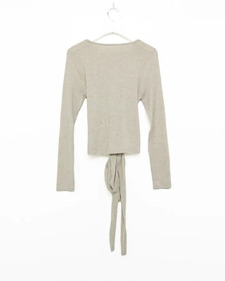 Cardigan set with wrap bustier