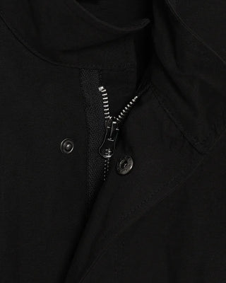 (Unisex) High-Neck Zipper Mod Coat