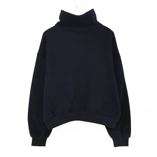 Colored half-zip sweatshirt