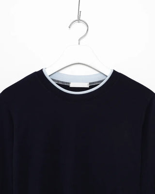 Two-tone round t-shirt