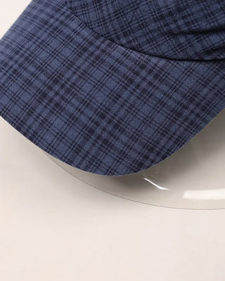 Checkered scarf cap