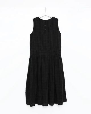 Checked long dress