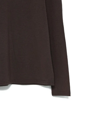 Turtleneck long-sleeved T-shirt