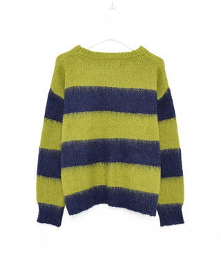 Bordered soft knit