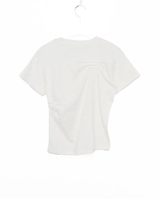 Pintuck Short-Sleeve T-Shirt