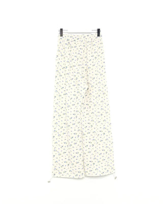 Flower pattern sweatpants