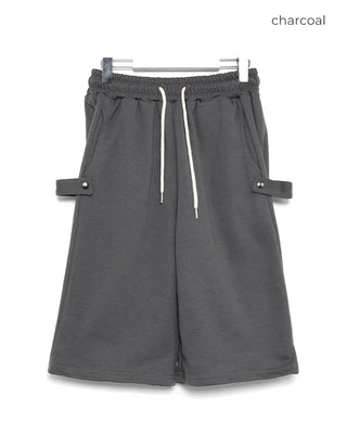 Adjustable Flare Bermuda Sweatpants