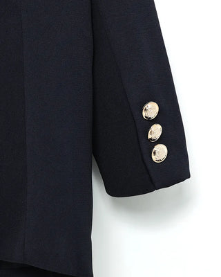 Gold Button Loose Fit Jacket