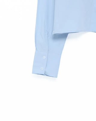 Wide cuff cropped shirt