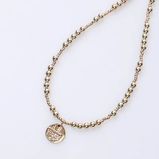 Coin Charm Layered Necklace