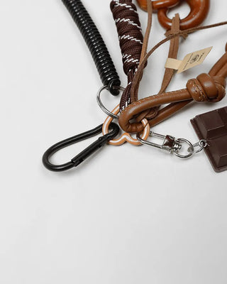 Pretzel Donut Keyring