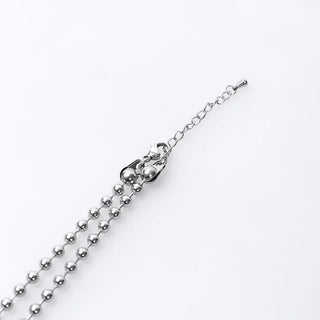 Antique Heart Ball Necklace