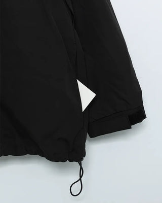 Hooded windbreaker