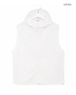 String Hooded Vest