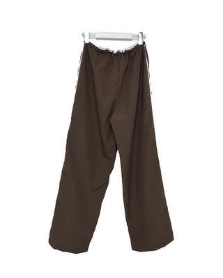 Nylon side stripe pants