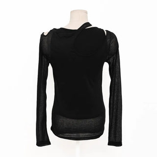 See-through layered T-shirt
