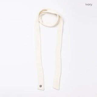 Layered knit scarf