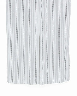 Linen striped dress