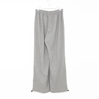 Wide-leg string sweatpants