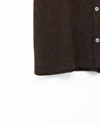 Sheer Knit Half-Sleeve Shirt