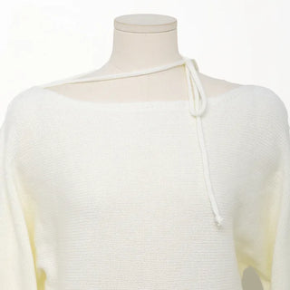 Asymmetrical Strap Knit