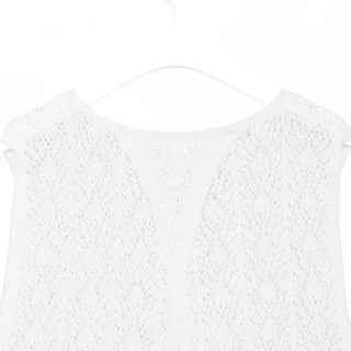 Perforated Long Knit Dress