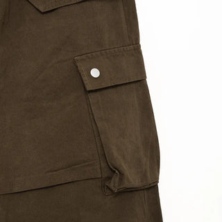Big Pocket Cotton Wide Pants